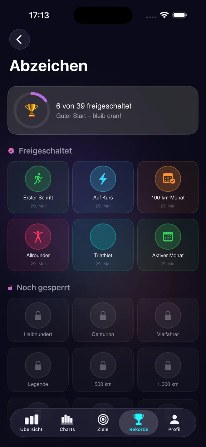 Abzeichen Screenshot